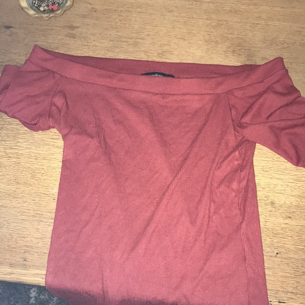 Forever 21 Maroon Body Suit